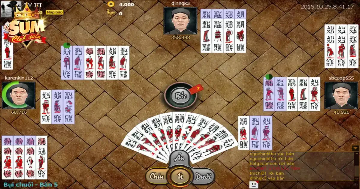 Bí kíp thắng lớn khi chơi game bài Chắn trực tuyến